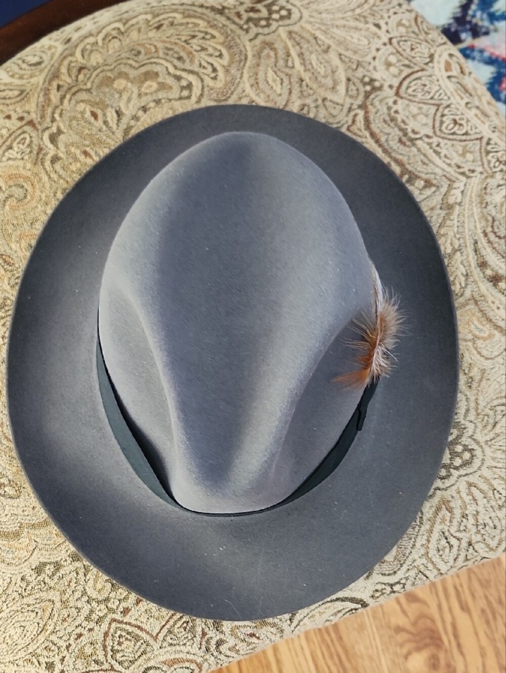 ✨ Stetson Temple Fur Felt Fedora - Royal Deluxe Collection - Picture 6 of 13